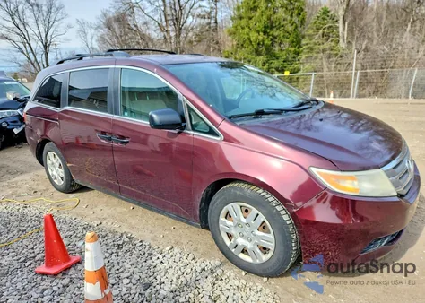 2011 Honda Odyssey Lx from USA, damaged, VIN 5FNRL5H29BB095888